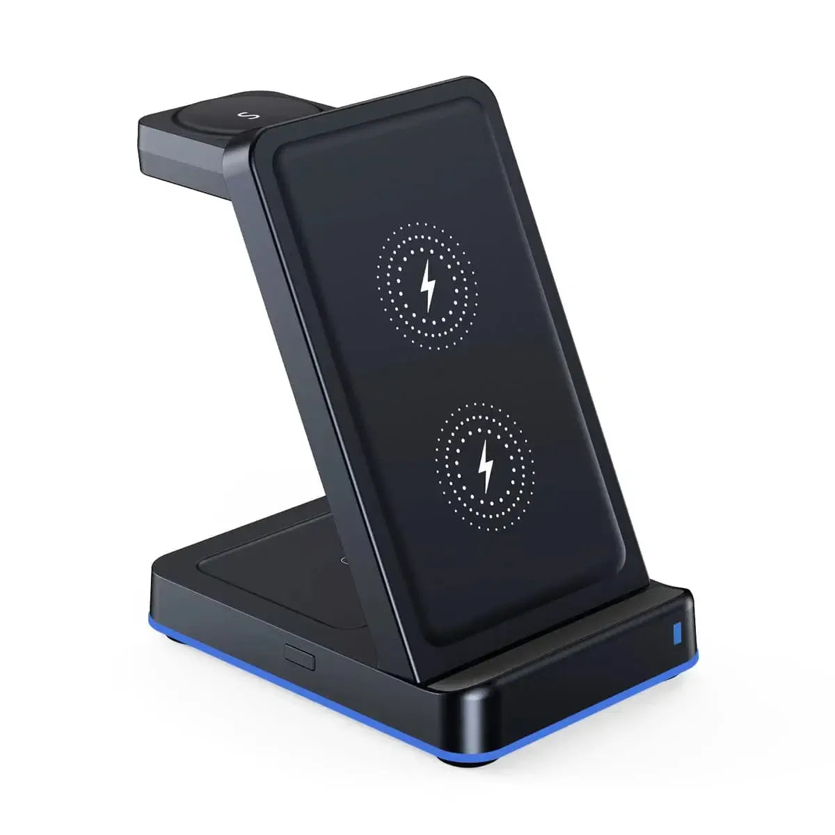 Buy Caseles 15W Fast for iPhone 16 to 12, Galaxy S24 to S8, Galaxy watch 7 to 3 series, iWatch 10 to 3 Series & Wireless Earbuds at Caseles-Charger-Black,
