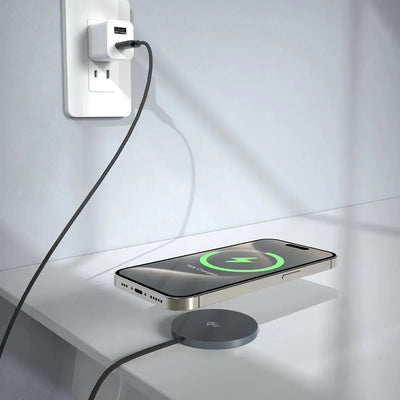 Buy 15W Qi2 Magnetic Wireless Charger Pad — 360° Strong MagSafe-Compatible Fast Charging for iPhone, Samsung, AirPods & Apple Watch - CHARGING PAD FOR MAGSAFE at KingKongBox-, 